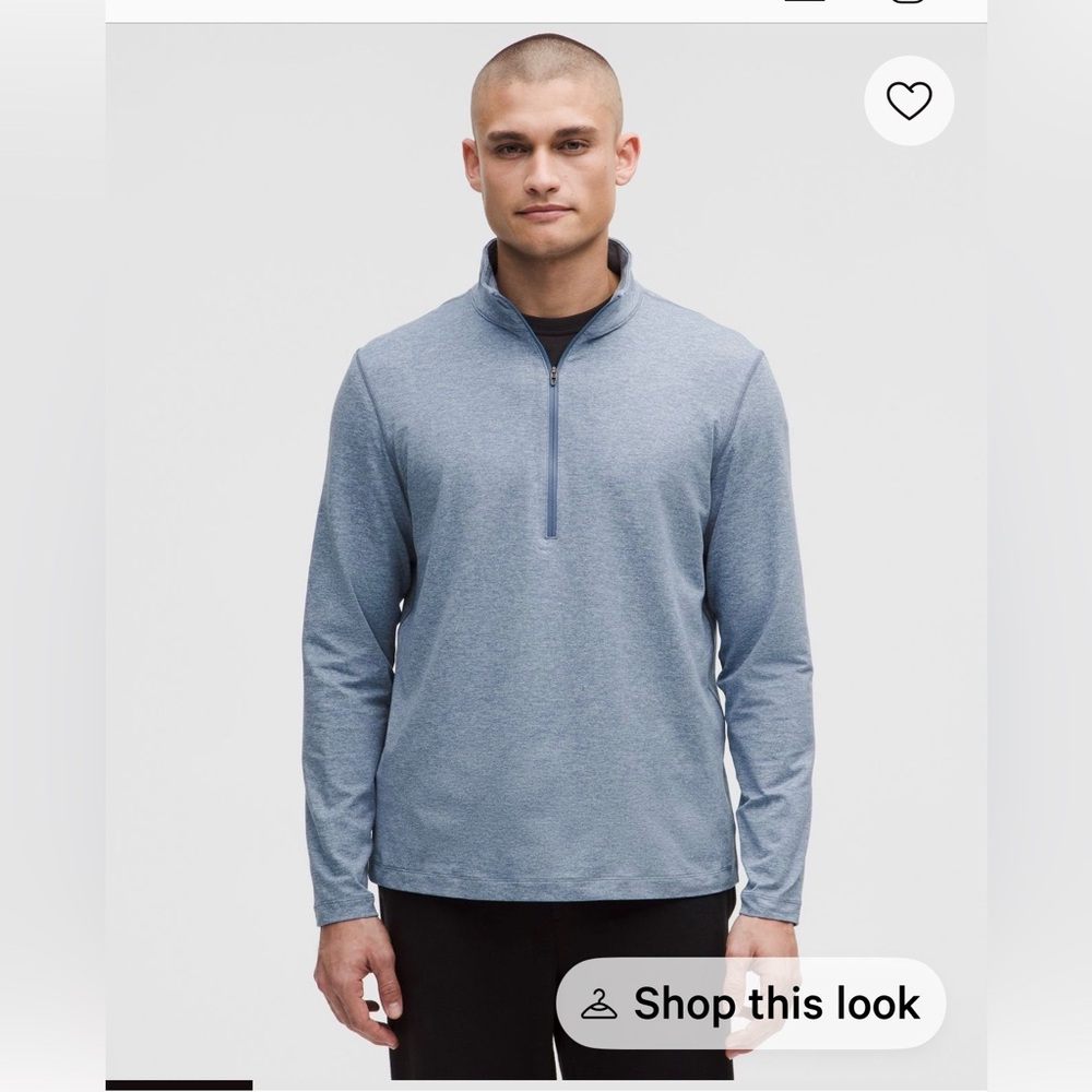 Lululemon Athletica Light Blue Zip-Up